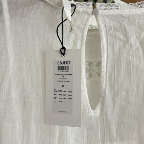 Beautiful NWT Object Cloud Dancer White Lace Dress - Picture 5 of 5